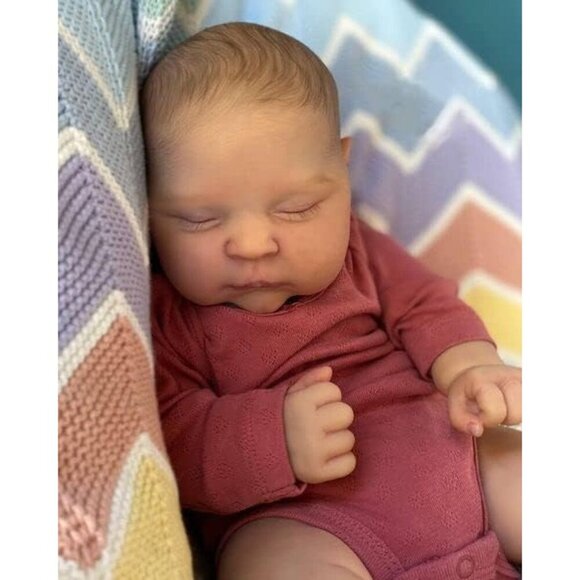 🆕 20-Inch Soft Cloth Body Realistic Reborn Baby Boys Doll - Picture 2 of 9